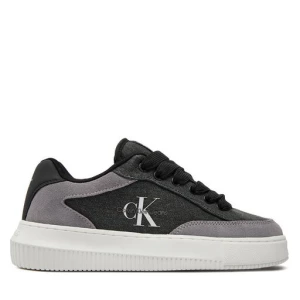 Sneakersy Calvin Klein Jeans Chunky Cupsole Lace Skater Btw YW0YW01452 Czarny