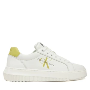 Sneakersy Calvin Klein Jeans Chunky Cupsole Laceup Mon Lth YW0YW00823 Biały
