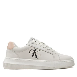 Sneakersy Calvin Klein Jeans Chunky Cupsole Mono Lth Wn YW0YW00823 Biały
