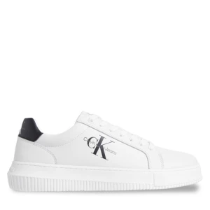Sneakersy Calvin Klein Jeans Chunky Cupsole Monologo YM0YM00681 Biały