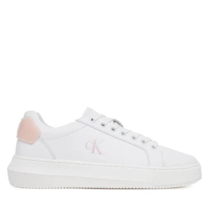 Sneakersy Calvin Klein Jeans Chunky Cupsole Ru Patch Lth Wn YW0YW01846 Biały
