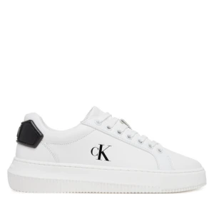 Sneakersy Calvin Klein Jeans Chunky Cupsole Ru Patch Lth Wn YW0YW01846 Biały