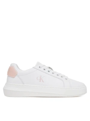 Sneakersy Calvin Klein Jeans Chunky Cupsole Ru Patch Lth Wn YW0YW01846 Biały