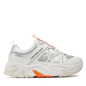 Sneakersy Calvin Klein Jeans Chunky Runner Vibram Refl YM0YM00717 Biały