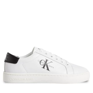 Sneakersy Calvin Klein Jeans Classic Cupsole Laceup Lth Wn YW0YW01269 Bright White/Black YBR