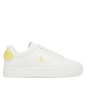 Sneakersy Calvin Klein Jeans Classic Cupsole Ru Patch Lth Wn YW0YW01845 Biały