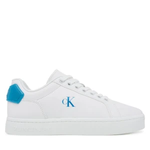 Sneakersy Calvin Klein Jeans Classic Cupsole Ru Patch Lth Wn YW0YW01845 Biały