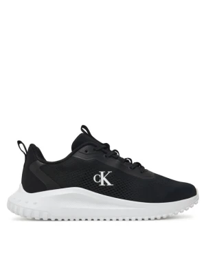 Sneakersy Calvin Klein Jeans Eva Runner Drawstring Mix Mg YW0YW01992 Czarny