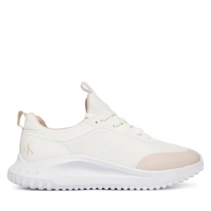 Sneakersy Calvin Klein Jeans Eva Runner Laceup Sock Mat Mix YW0YW02064 Biały