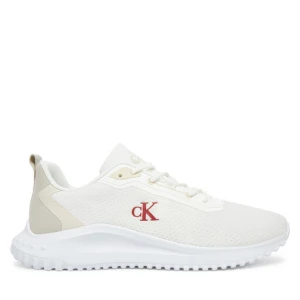 Sneakersy Calvin Klein Jeans Eva Runner Mix Mesh YM0YM01285 Biały