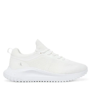 Sneakersy Calvin Klein Jeans Eva Runner Sock Mg Tech YW0YW01855 Biały