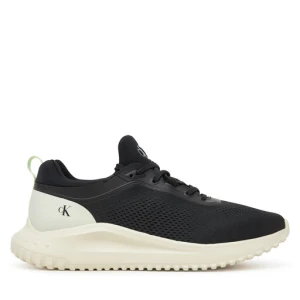 Sneakersy Calvin Klein Jeans Eva Runner Sock Mg Tech YW0YW01855 Czarny