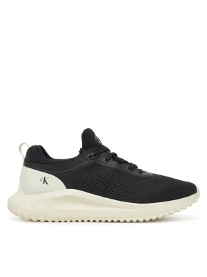 Sneakersy Calvin Klein Jeans Eva Runner Sock Mg Tech YW0YW01855 Czarny