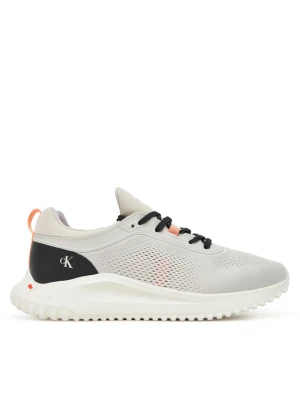 Sneakersy Calvin Klein Jeans Eva Runner Sock Mg Tech YW0YW01855 Szary