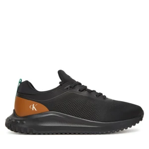 Sneakersy Calvin Klein Jeans Eva Runner Tech Knit YM0YM01293 Czarny