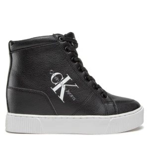 Sneakersy Calvin Klein Jeans Hidden Wedge Cupsole Laceup YW0YW00771 Czarny