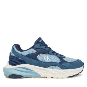 Sneakersy Calvin Klein Jeans Low Cut Lace-Up V3X9-83007-1757 Niebieski
