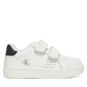 Sneakersy Calvin Klein Jeans Low Cut Velcro Sneaker V1X9-82074-1355 M Biały
