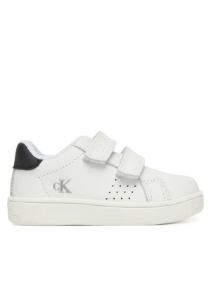 Sneakersy Calvin Klein Jeans Low Cut Velcro Sneaker V1X9-82074-1355 M Biały