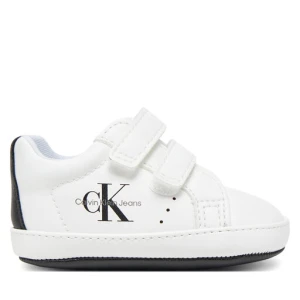 Sneakersy Calvin Klein Jeans Low Cut Velcro V0B9-82070-1582 Biały