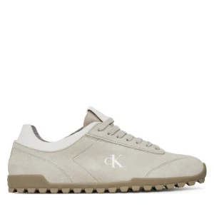 Sneakersy Calvin Klein Jeans Low Profile Runner Mg Sue YW0YW01898 Beżowy