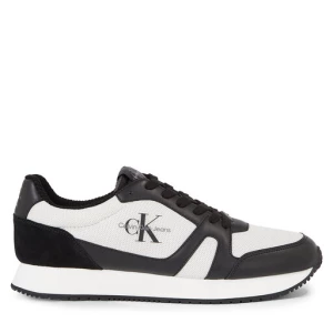 Sneakersy Calvin Klein Jeans Retro Runner Low Lace Up Cut Out YM0YM00816 Black/Creamy White 00W