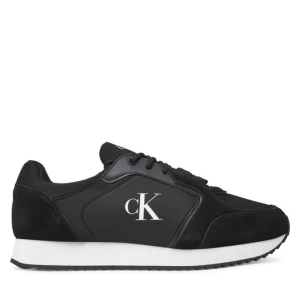 Sneakersy Calvin Klein Jeans Retro Runner Sock Lace Up Ny-Su YM0YM01326 Czarny