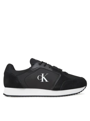 Sneakersy Calvin Klein Jeans Retro Runner Sock Lace Up Ny-Su YM0YM01326 Czarny