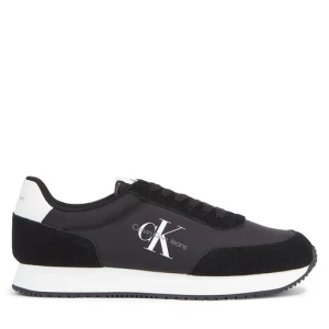 Sneakersy Calvin Klein Jeans Retro Runner Su-Ny Mono YM0YM00746 Czarny