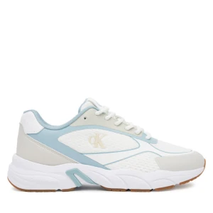 Sneakersy Calvin Klein Jeans Retro Tennis Knit Mg YW0YW01887 Biały