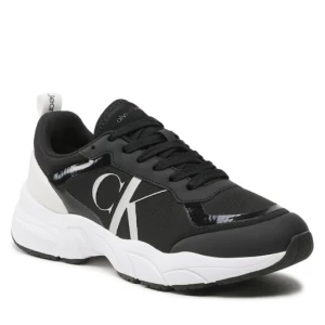 Sneakersy Calvin Klein Jeans Retro Tennis Over Mesh Wn YW0YW00946 Czarny