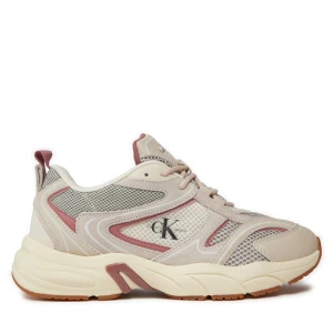 Sneakersy Calvin Klein Jeans Retro Tennis Su-Mesh Wn YW0YW00891 Beżowy