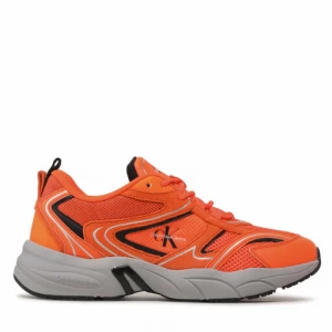 Sneakersy Calvin Klein Jeans Retro Tennis Su-Mesh YM0YM00589 Pomarańczowy
