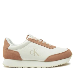 Sneakersy Calvin Klein Jeans Runner Laceup Low Mix Mg YW0YW01798 Biały