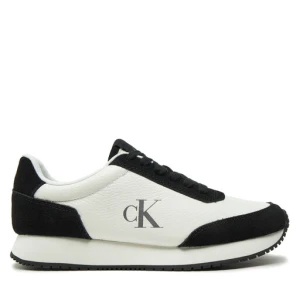 Sneakersy Calvin Klein Jeans Runner Laceup Low Mix Mg YW0YW01798 Biały