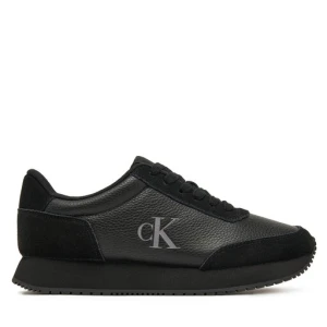 Sneakersy Calvin Klein Jeans Runner Laceup Low Mix Mg YW0YW01798 Czarny