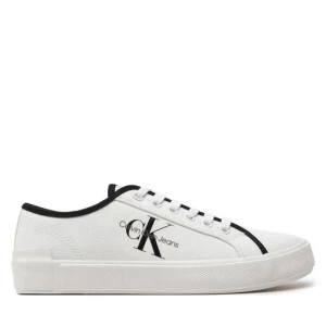 Sneakersy Calvin Klein Jeans Skater Vulcanized Low Cs Ml Mr YW0YW01453 Bright White/Black 01W