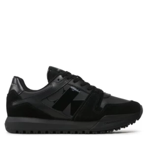 Sneakersy Calvin Klein Jeans Toothy Run Laceup Low Lth Mix YM0YM00744 Triple Black BEH
