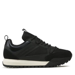 Sneakersy Calvin Klein Jeans Toothy Runner Low Laceup Mix YM0YM00710 Czarny