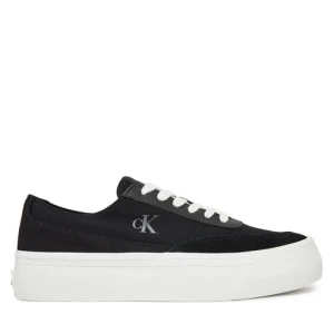 Sneakersy Calvin Klein Jeans Vulc Flatform Low Cv Mix Mg YW0YW01770 Czarny