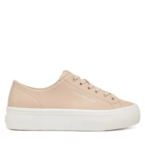 Sneakersy Calvin Klein Jeans Vulc Flatform Low Mg Lth YW0YW01771 Różowy