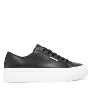 Sneakersy Calvin Klein Jeans Vulc Flatform Lth YW0YW01886 Czarny