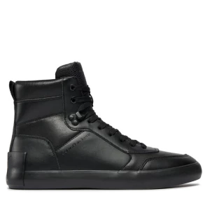 Sneakersy Calvin Klein Jeans Vulc Mid Laceup Lth In Lum YM0YM00872 Triple Black 0GT