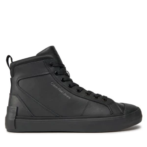Sneakersy Calvin Klein Jeans Vulcanized Mid Laceup Mix In Uc YM0YM00900 Triple Black 0GT