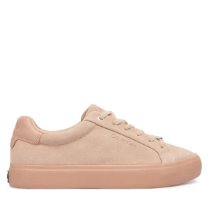 Sneakersy Calvin Klein Lace-Up Sneaker Suede/Wl Ck HW0HW02679 Różowy