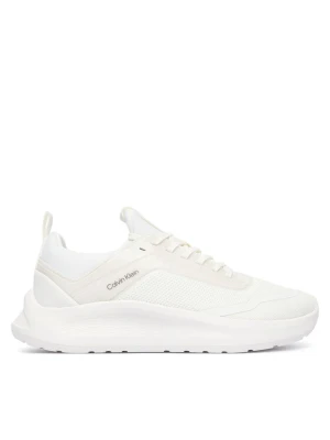 Sneakersy Calvin Klein Light Eva Run Laceup Sock Jelly HW0HW03434 Biały