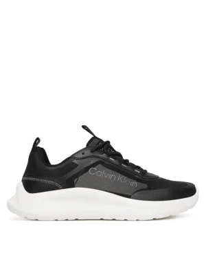 Sneakersy Calvin Klein Light Eva Run Lup Transp Ripst HW0HW02998 Czarny