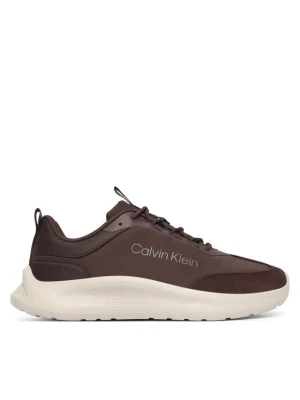 Sneakersy Calvin Klein Light Eva Runner Nyl-Sue HW0HW03149 Bordowy