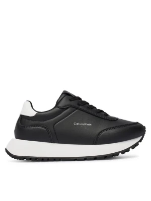 Sneakersy Calvin Klein Low Cut Lace-Up Sneaker V3A9-83110-1355 S Czarny