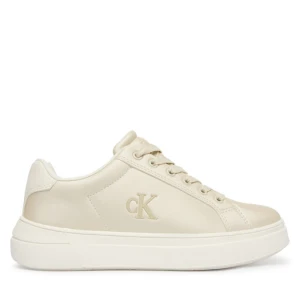Sneakersy Calvin Klein Low Cut Lace Up V3A9-83220-1688 Beżowy